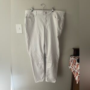 Women’s Jordache Skinny White Jeans size 22W
